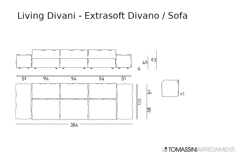 Divano Extrasoft in pelle marrone (Offerta Expo) Living Divani - 7