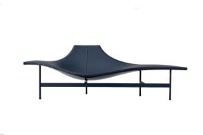Chaise Longue Terminal 1 in pelle atracite (Offerta Expo) B&B Italia - 7
