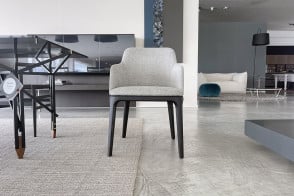 Chaise Grace en tissu gris (Offre Expo) - Poliform 2