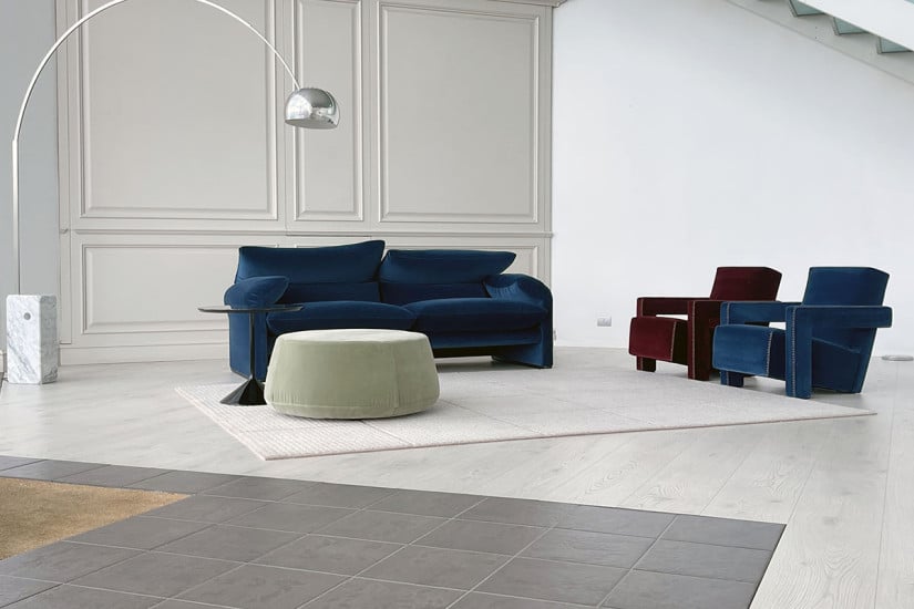 Canapé Maralunga Maxi bleu (Offre Expo) Cassina - 6
