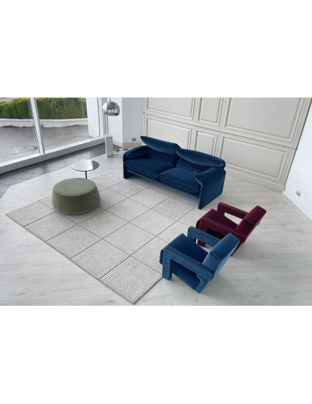 Canapé Maralunga Maxi bleu (Offre Expo) Cassina - 7