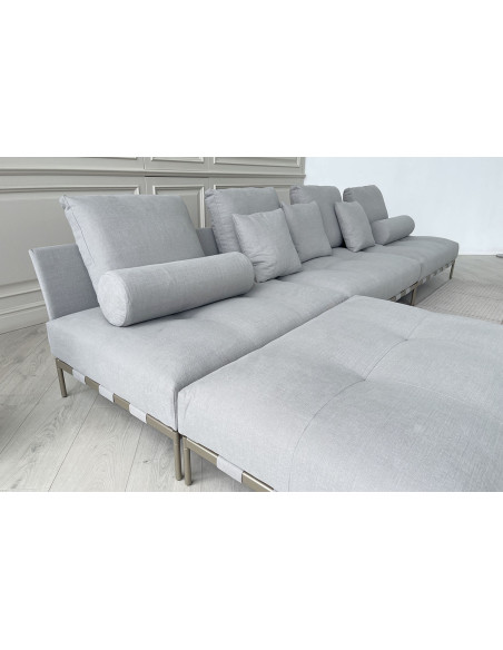 Pixel Light Indoor Grey Sofa (Expo Offer) Saba - 5