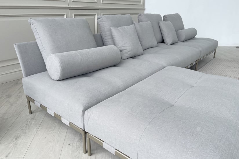 Divano Pixel Light Indoor grigio (Offerta Expo) Saba - 5