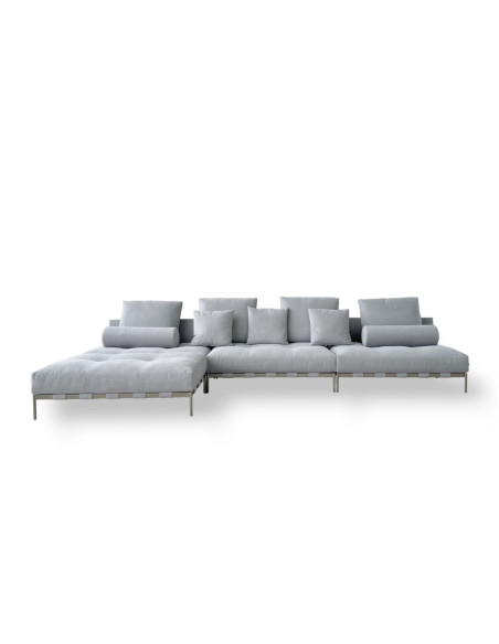 Divano Pixel Light Indoor grigio (Offerta Expo) Saba - 7