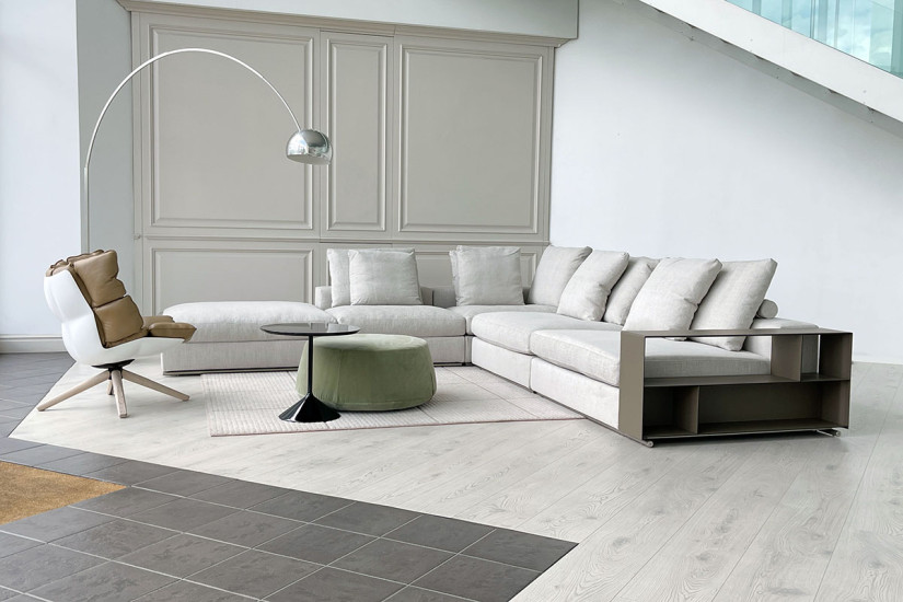 Divano Groundpiece bianco (Offerta Expo) Flexform - 2