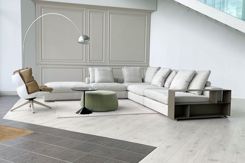 Groundpiece White Sofa (Expo Offer) Flexform - 2