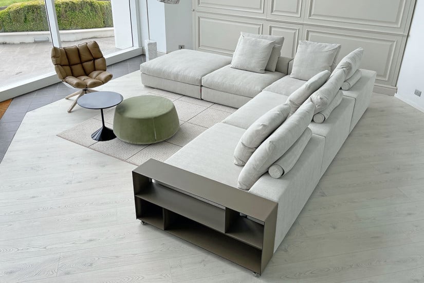 Groundpiece White Sofa (Expo Offer) Flexform - 5