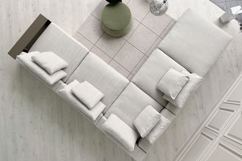 Divano Groundpiece bianco (Offerta Expo) Flexform - 7