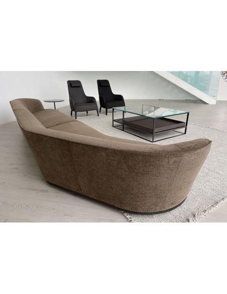 Divano Lilum in tessuto marrone (Offerta Expo) Maxalto - 4