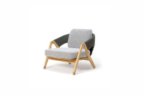 Fauteuil lounge d'extérieur Knit Ethimo - 1 2