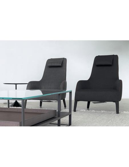 Poltrona Bergère Febo grigia (Offerta Expo)  - 4