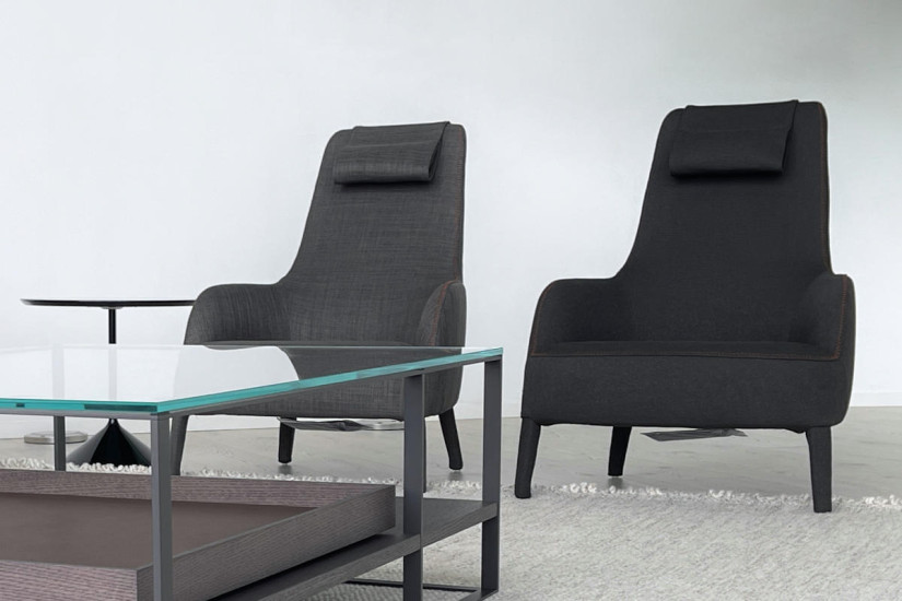 Fauteuil Bergère Febo gris (Offre Expo) - 4
