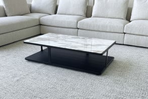 Tavolino Creek in marmo bianco (Offerta Expo) Poliform - 6 2