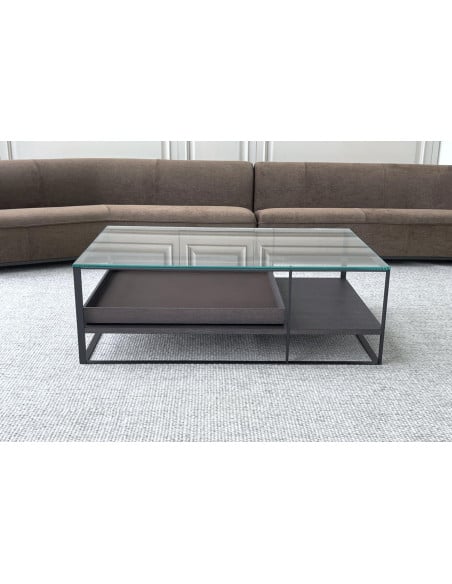 Lithos Oak and Glass Small Table (Expo Offer) Maxalto - 1
