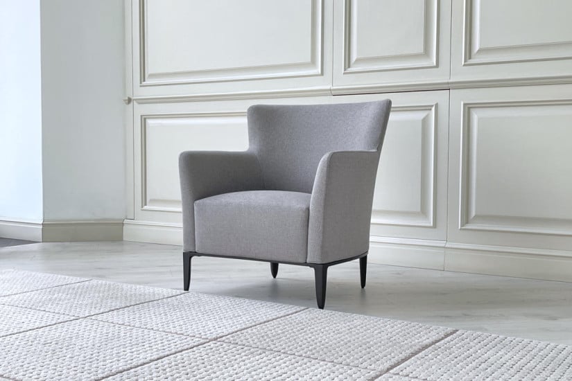 Fauteuil Gentleman Relax en tissu taupe (Offre Expo) - 3