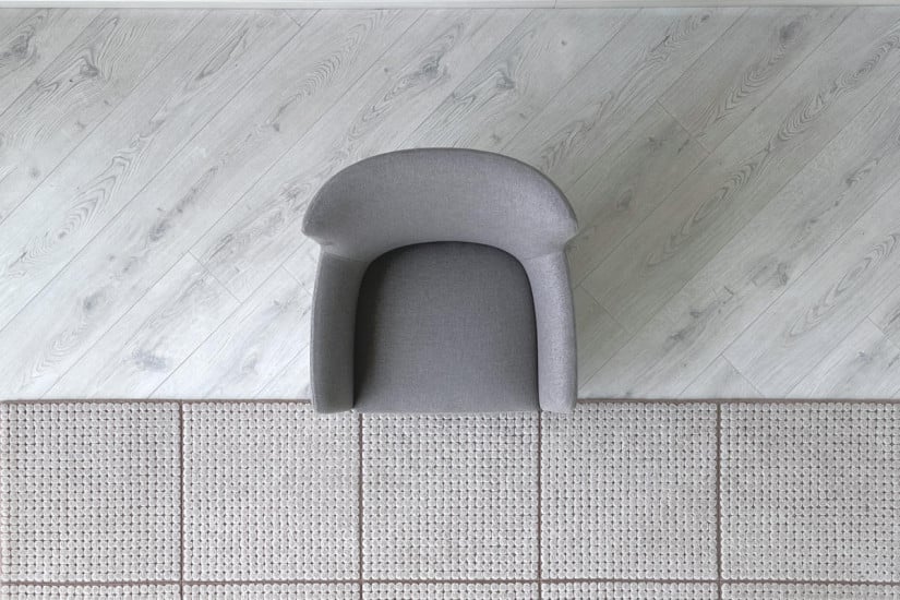 Fauteuil Gentleman Relax en tissu taupe (Offre Expo) - 5