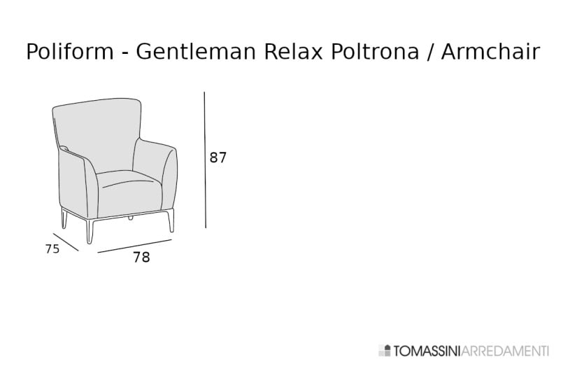 Fauteuil Gentleman Relax en tissu taupe (Offre Expo) - 8