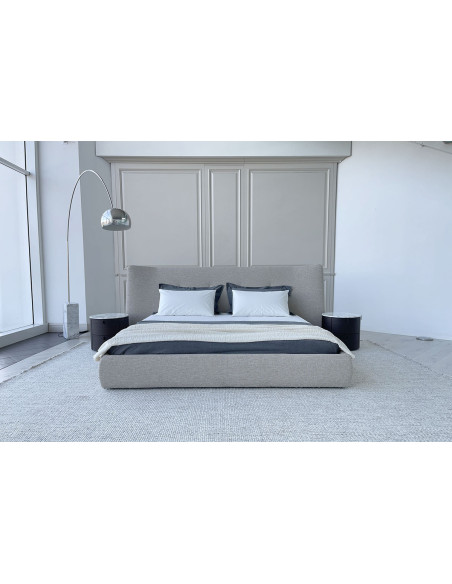 Letto Rever in tessuto grigio (Offerta Expo)  - 1
