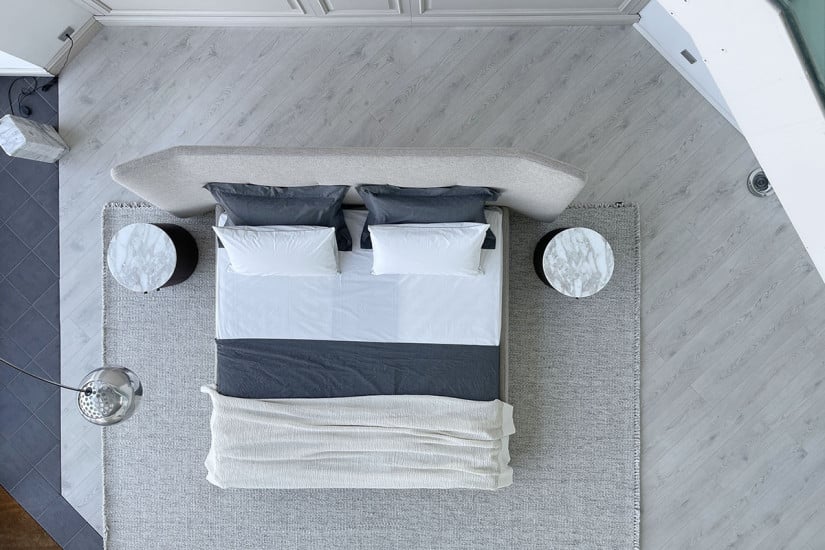 Rever Grey Fabric Bed (Expo Offer)  - 6