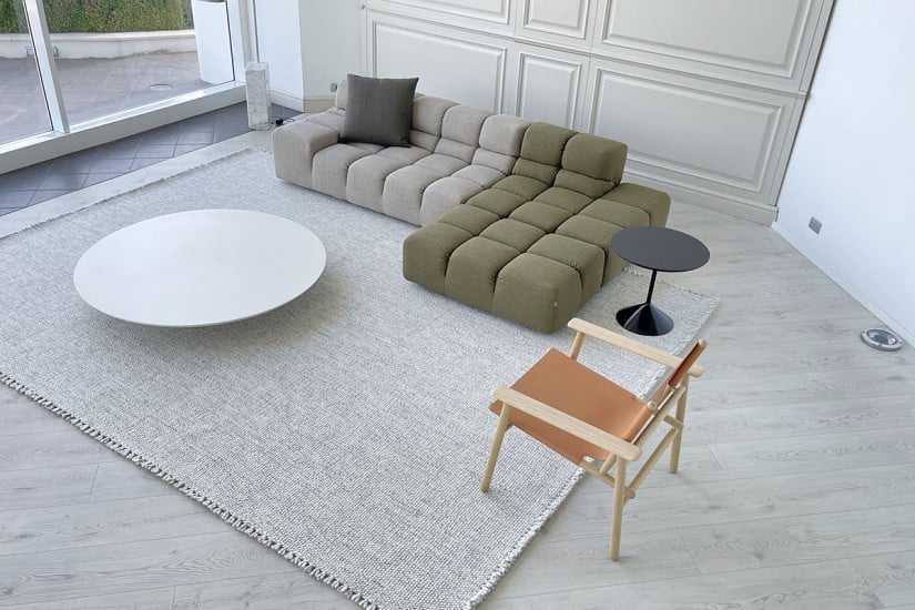 Tufty-Time Green and Grey Sofa (Expo Offer)  - 5