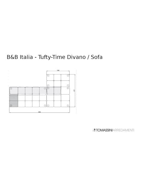Tufty-Time Green and Grey Sofa (Expo Offer)  - 8