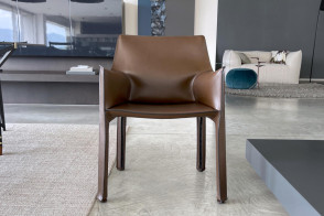 Chaise Cab 413 en cuir marron (Offre Expo) - Cassina 2