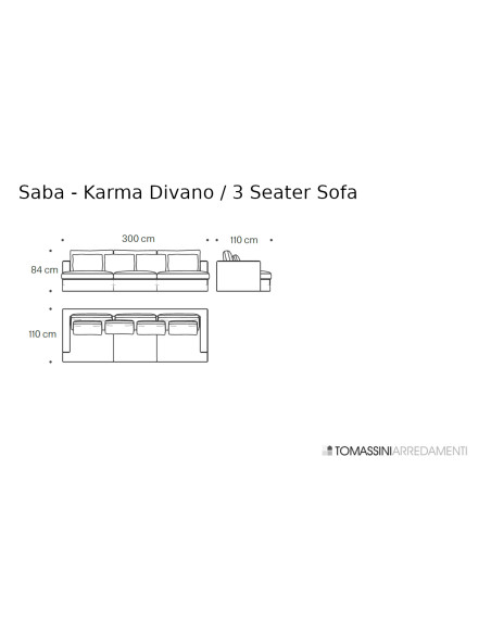 Canapé Karma en tissu blanc (Offre Expo) Saba - 8