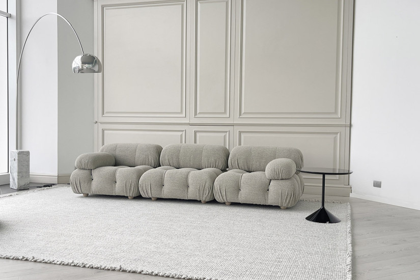 Camaleonda Grey and Brown Sofa B&B Italia - 3