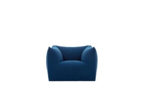 Le Bambole - Fauteuil Bambola en tissu bleu (Offre Expo) B&B Italia - 1
