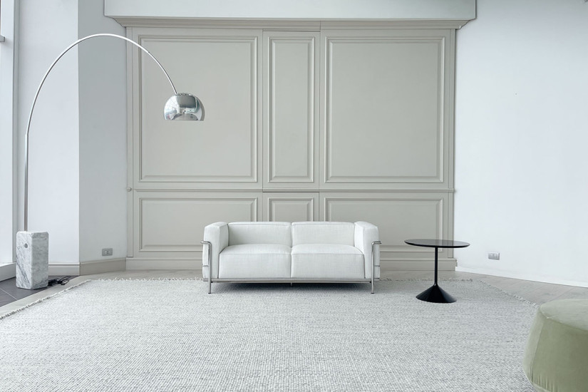 Divano LC3 Fauteuil Grand Confort, Grand Modèle bianco (Offerta Expo) Cassina - 1