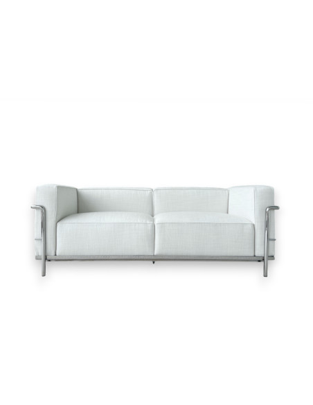 Divano LC3 Fauteuil Grand Confort, Grand Modèle bianco (Offerta Expo) Cassina - 6