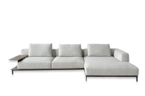 Canapé Brera en tissu taupe (Offre Expo) Poliform - 9