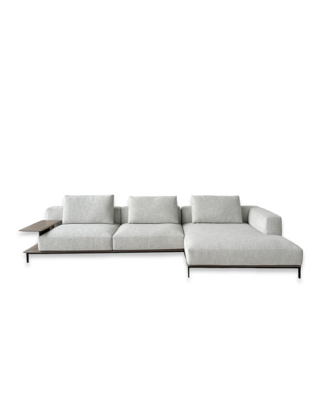 Divano Brera in tessuto tortora (Offerta Expo) Poliform - 9