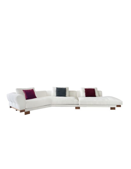 Sengu White Fabric Sofa (Expo Offer) Cassina - 5