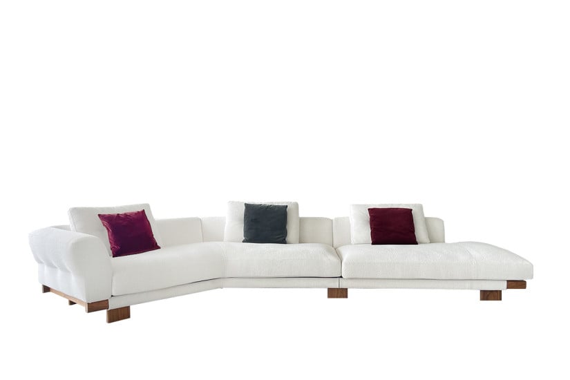Sengu White Fabric Sofa (Expo Offer) Cassina - 5