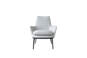 Caratos Gray Fabric Armchair (Expo Offer) Maxalto - 6