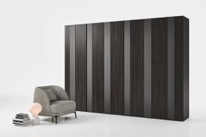 Plissé Hinged Doors Wardrobe Novamobili - 4 2