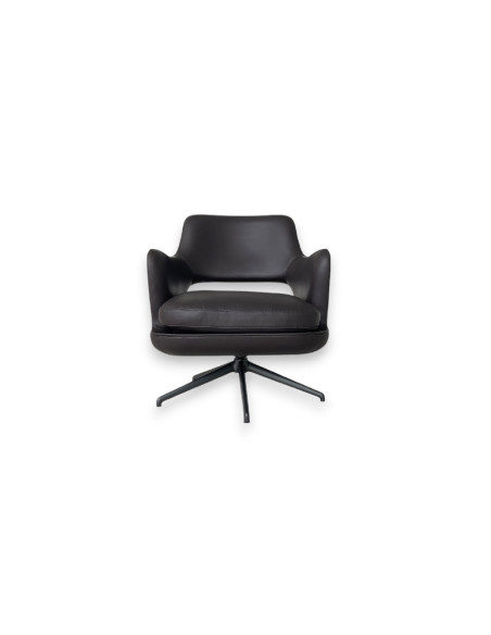 Eliseo Brown Leather Armchair (Expo Offer) Flexform - 7