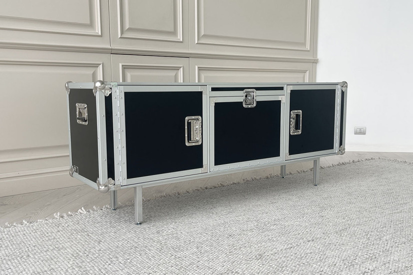 Total Flightcase Black Sideboard (Expo Offer) Diesel with Moroso - 2
