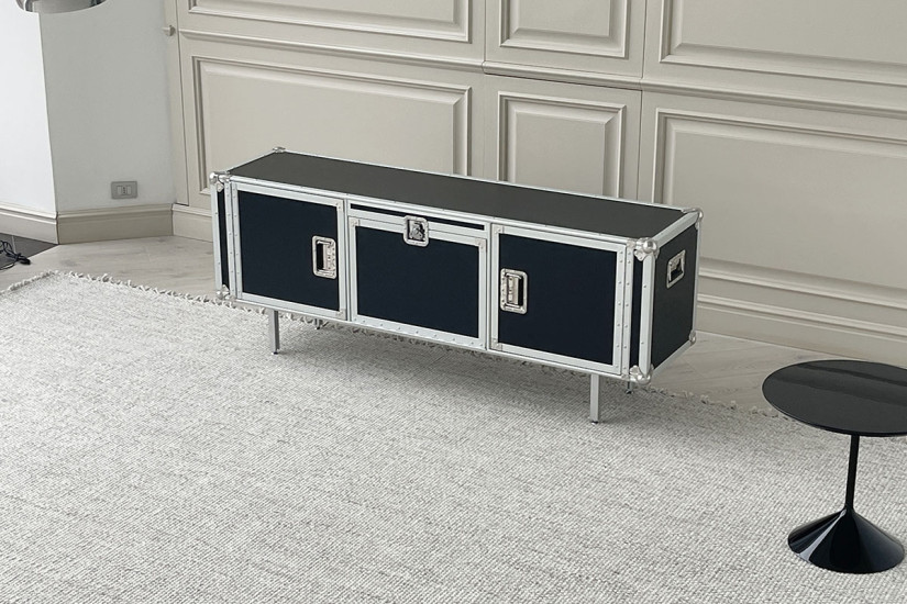Total Flightcase Black Sideboard (Expo Offer) Diesel with Moroso - 7