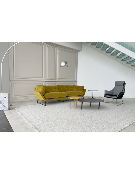 New York Suite Yellow Velvet Sofa (Expo Offer) Saba - 2