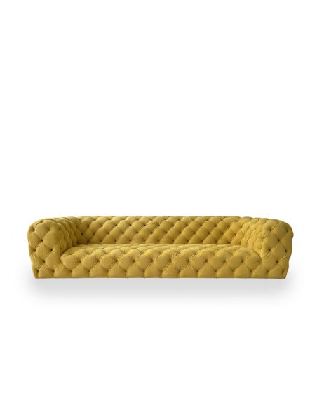 Divano Chester Moon in pelle giallo ocra (Offerta Expo) Baxter - 6