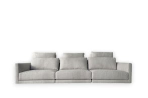 Canapé Bristol 4 places gris (Offre Expo) Poliform - 6