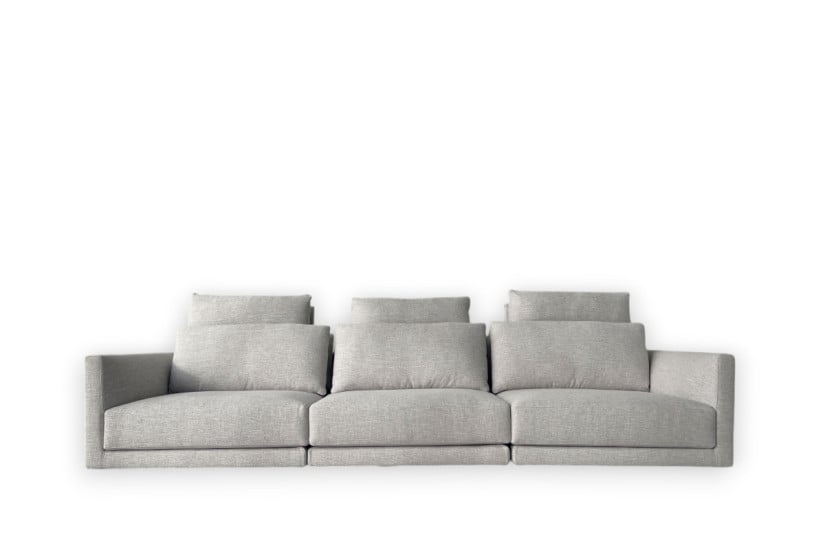 Divano Bristol 4 posti grigio (Offerta Expo) Poliform - 6