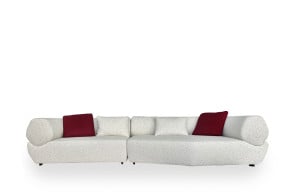 Naviglio White Fabric Sofa (Expo Offer) B&B Italia - 5