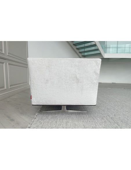 Evergreen White Leather Dormeuse (Expo Offer) Flexform - 3