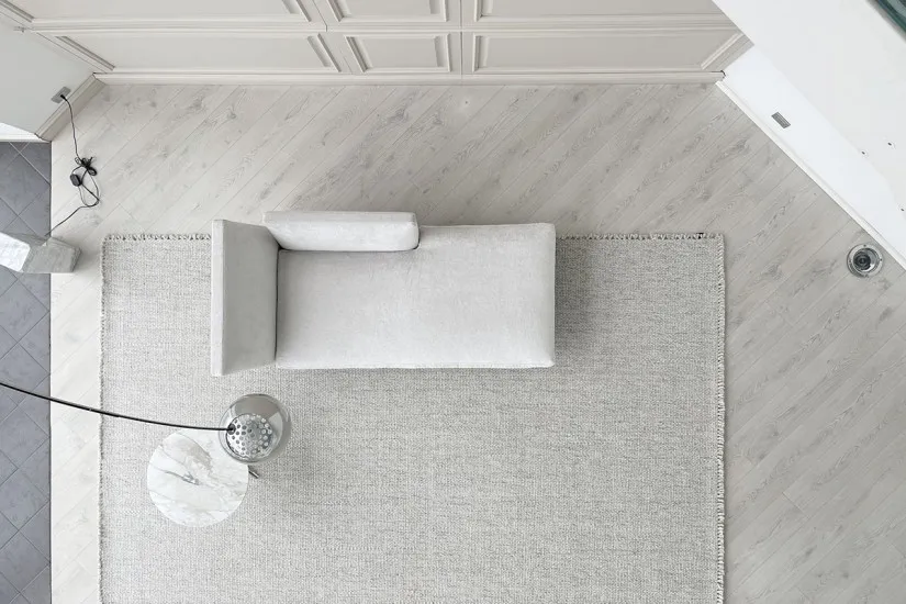 Evergreen White Leather Dormeuse (Expo Offer) Flexform - 7