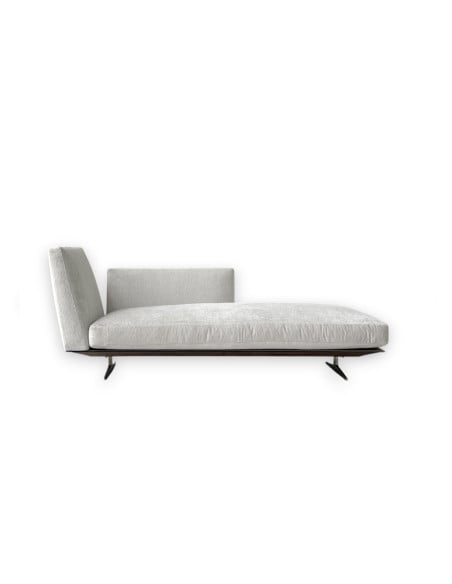 Evergreen White Leather Dormeuse (Expo Offer) Flexform - 8