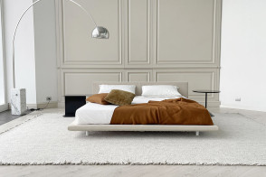 Letto Chemise Bed in pelle beige (Offerta Expo) Living Divani - 6 2