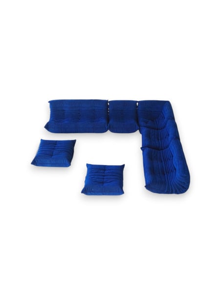 Togo Blue Sofa (Expo Offer) Ligne Roset - 8